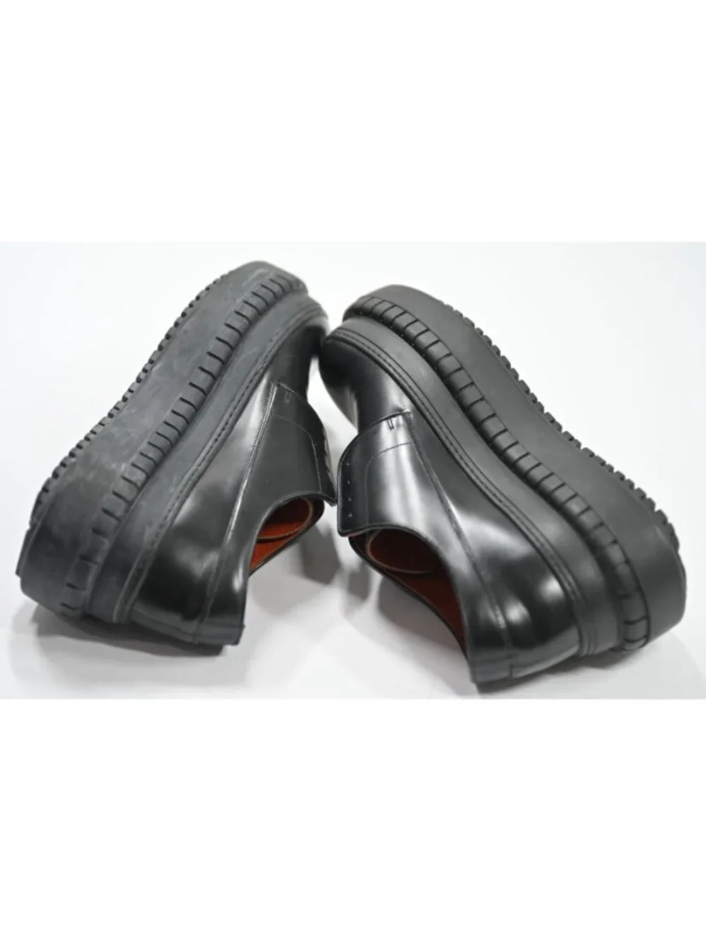 Acne Studios Hover Derby Leather Boots in Black